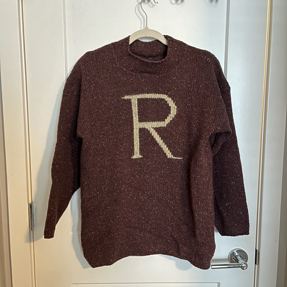 Universal Orlando Wizarding World Ron Weasley wool/silk knit sweater